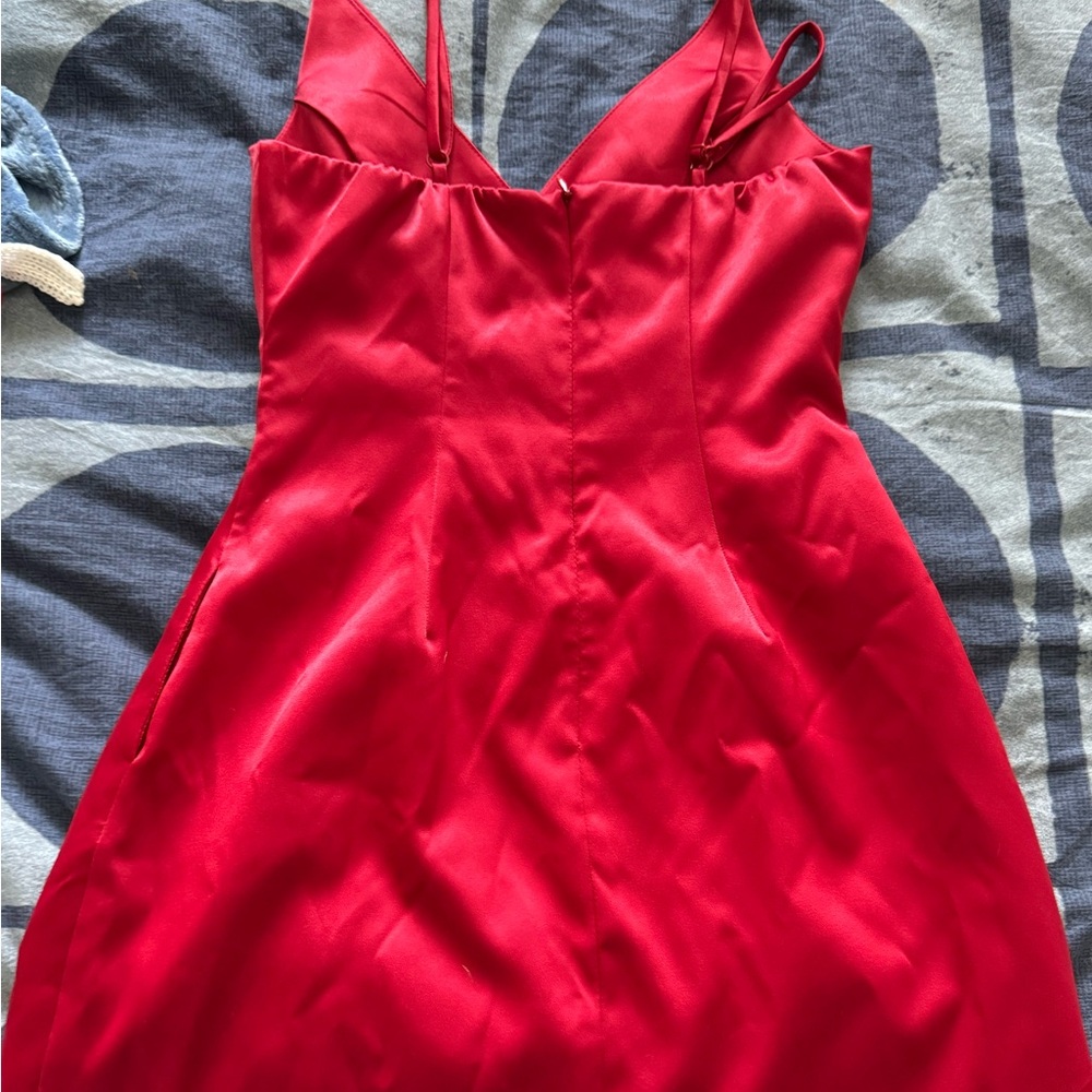 Selena Gomez red dress. Comes with pockets.
